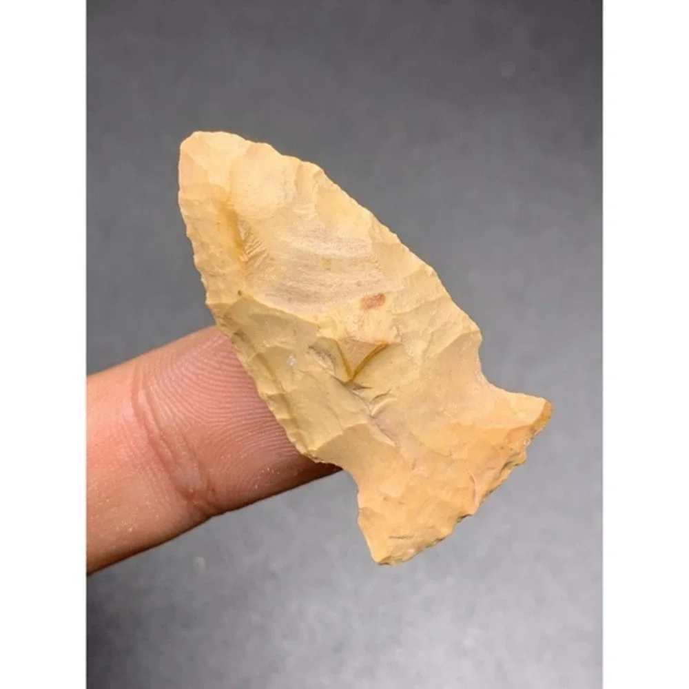Authentic Corner‎ Notch Arrowhead Knox Co Indiana 1 1/2 Inch Found Vincennes